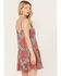 Image #4 - Rock & Roll Denim Women's Bandana Print Tiered Sleeveless Dress, Red, hi-res