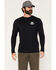 Image #2 - Troll Co Men's Haggler Long Sleeve Graphic T-Shirt, Black, hi-res