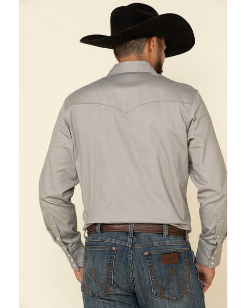 Image #3 - Wrangler Men's Solid Advanced Comfort Long Sleeve Work Shirt, , hi-res