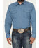 Image #3 - Wrangler 20X Men's Geo Print Long Sleeve Snap Stretch Western Shirt, Blue, hi-res