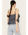 Ariat Women's Howdy Print Top, Navy, hi-res