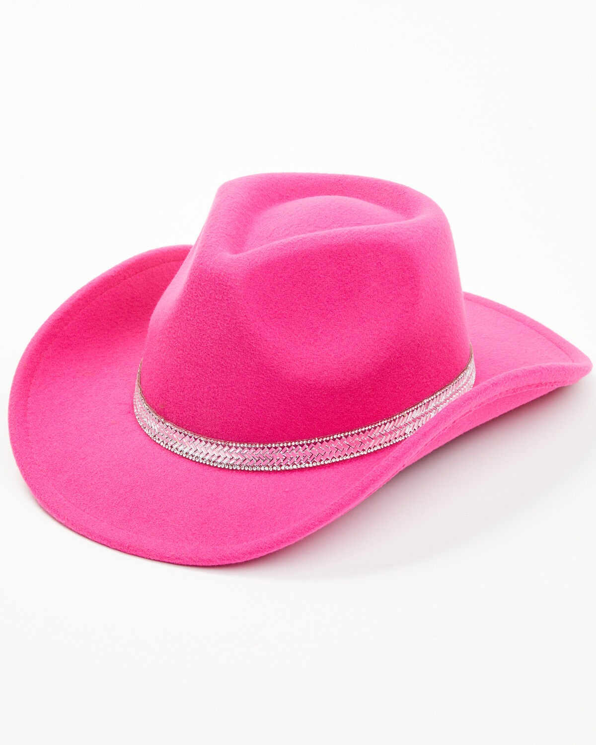 Image #1 - Shyanne Girls' O Dolly Felt Cowboy Hat, Pink, hi-res