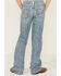 Image #3 - Ariat Girls' Amora Medium Wash Bootcut Denim Jeans, Blue, hi-res