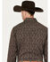 Image #4 - Wrangler Retro Men's Premium Paisley Print Long Sleeve Snap Western Shirt, Brown, hi-res
