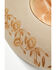 Image #4 - Wrangler Women's Floral Heat Debossed Felt Cowboy Hat, Sand, hi-res