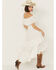 Image #5 - Shyanne Women's Off The Shoulder High-Low Dress, White, hi-res