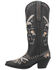 Image #3 - Dingo Women's Full Bloom Western Boots - Round Toe, Black, hi-res