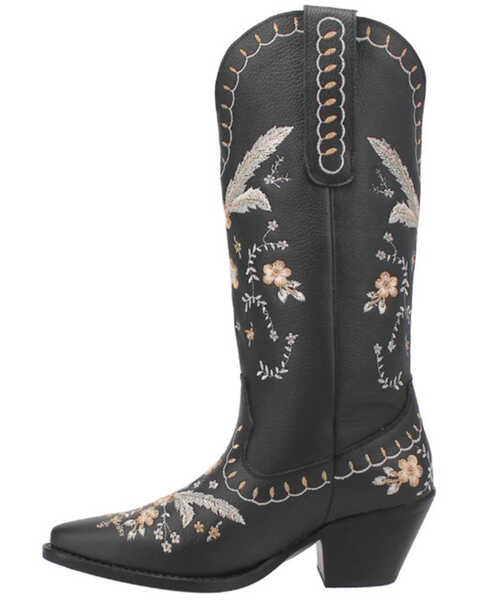 Image #3 - Dingo Women's Full Bloom Western Boots - Medium Toe, Black, hi-res