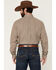 Image #4 - Cinch Men's Geo Print Long Sleeve Button-Down Western Shirt, Khaki, hi-res