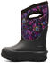 Image #3 - Bogs Girls' Neon Neon Unicorn Waterproof Boots - Round Toe, Black, hi-res