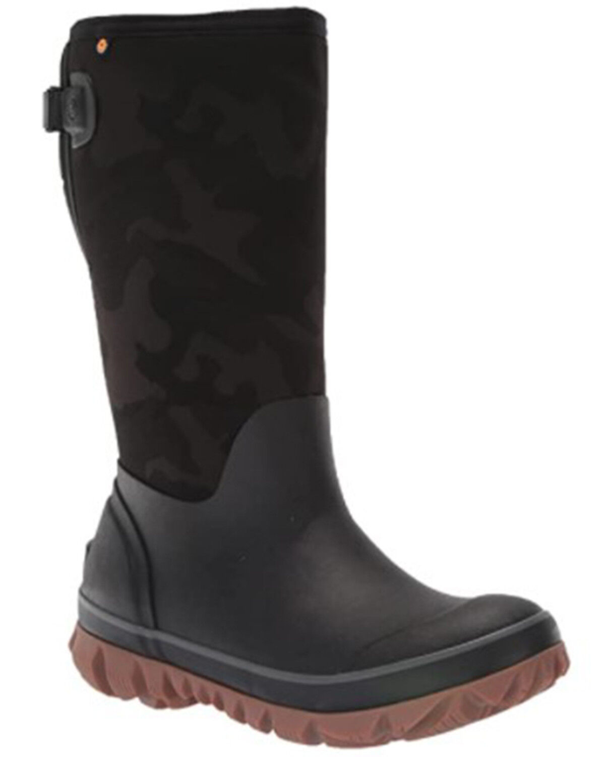 Image #1 - Bogs Women's Whiteout Tonal Camo Winter Boots - Soft Toe, Black, hi-res