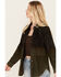 Cleo + Wolf Women's Ombre Suede Snap Up Shacket , Sage, hi-res