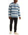 Pendleton Men's Driftwood Striped Print Hooded Sweatshirt, Tan, hi-res