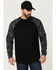 Image #1 - Cody James Men's FR Camo Long Sleeve Work T-Shirt , Black, hi-res