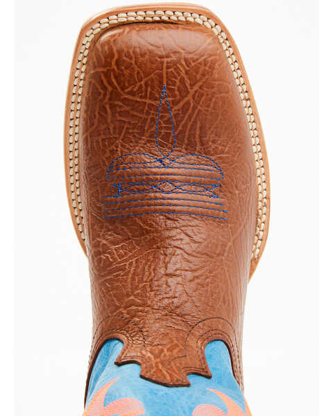 Image #12 - Hooey by Twisted X Men's Western Boots - Broad Square Toe, Cognac, hi-res