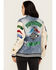Image #4 - First Row Women's Light Wash Denim Varsity Jacket, Light Wash, hi-res