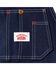 Image #2 - Round House Men's Classic Fly Bib Overalls - Big, Blue, hi-res