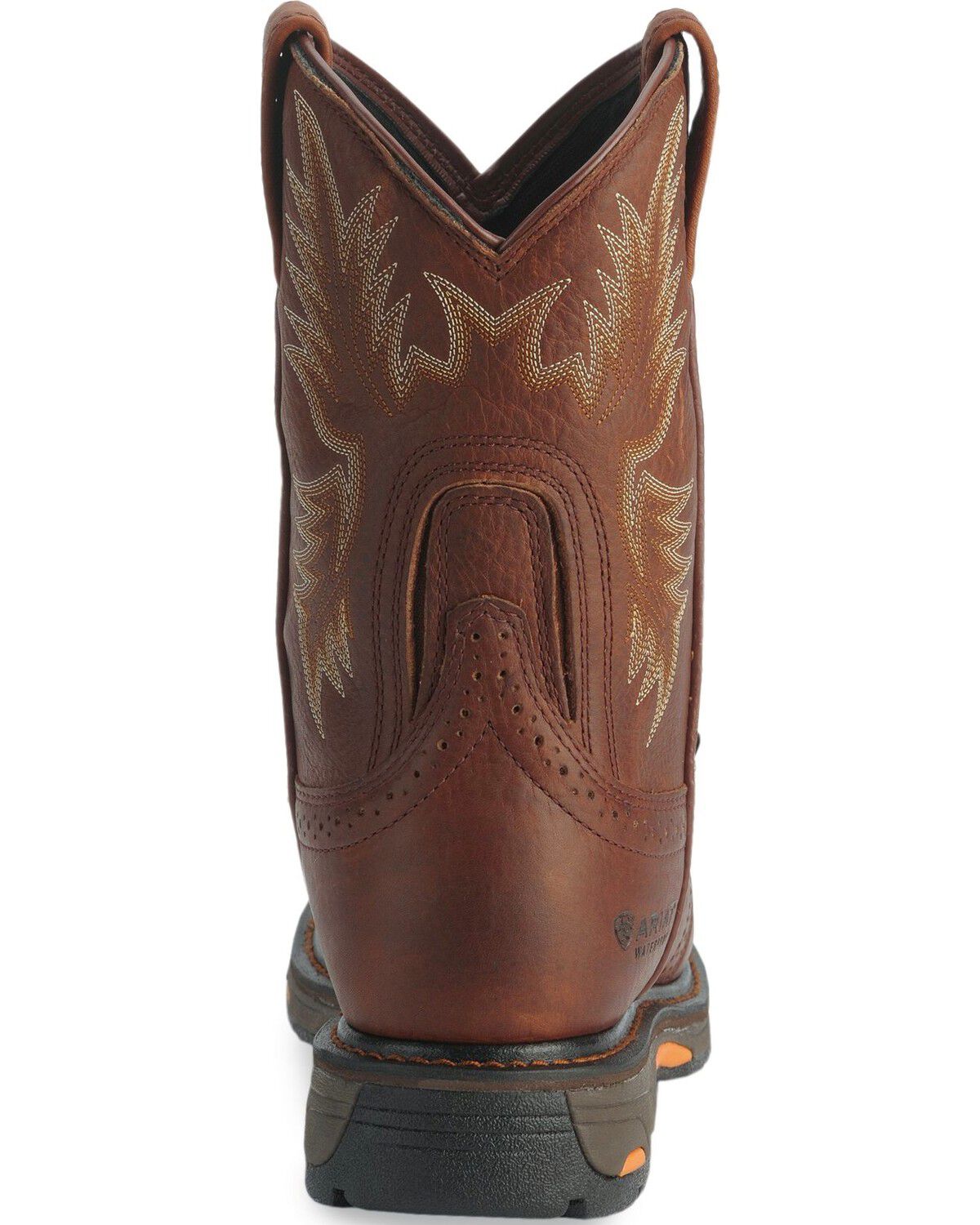 Image #7 - Ariat Men's H2O Workhog Western Work Boots - Composite Toe, Copper, hi-res
