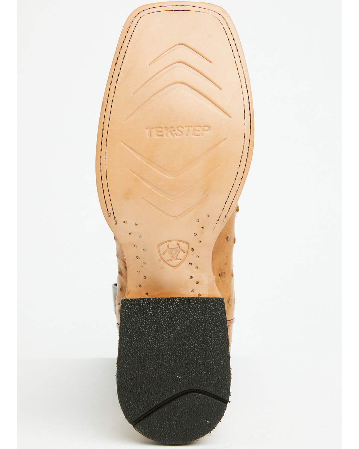 Image #7 - Ariat Men's Classic Cash Exotic Ostrich Western Boots - Broad Square Toe, Tan, hi-res