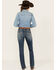 Image #3 - Panhandle Women's Medium Wash Mid Rise Stretch Riding Jeans, Medium Wash, hi-res