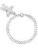 Montana Silversmiths Women's Country Charm Cross Bracelet, Silver, hi-res