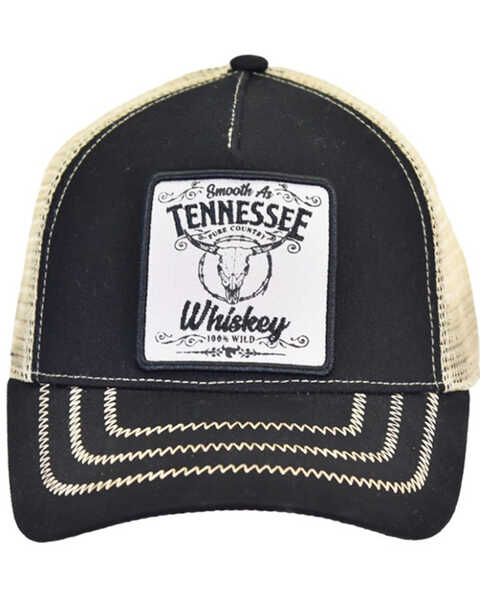 Image #1 - Cowboy Hardware Men's Tennessee Whiskey Baseball Cap , Black, hi-res
