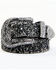 Image #1 - Shyanne Women's Mesh Bling Western Belt, Black, hi-res