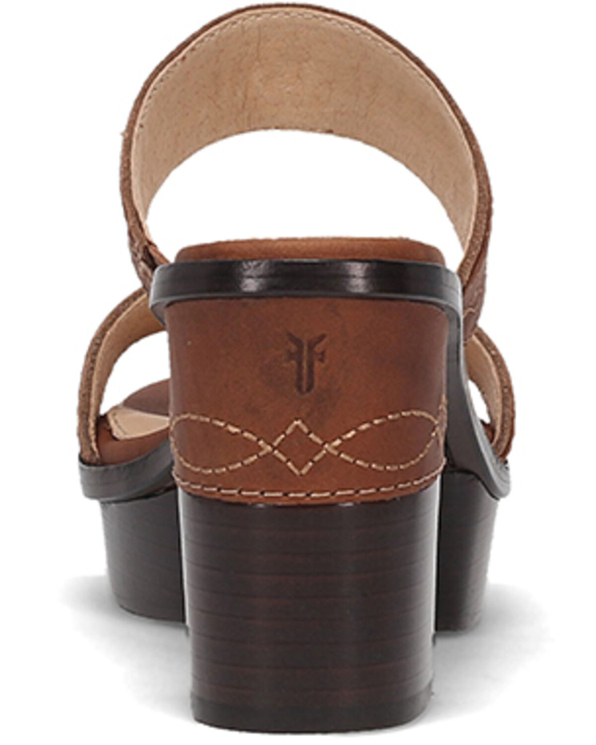 Image #5 - Frye Women's Pipa Woodstock 2 Band Platform Sandal, Tan, hi-res
