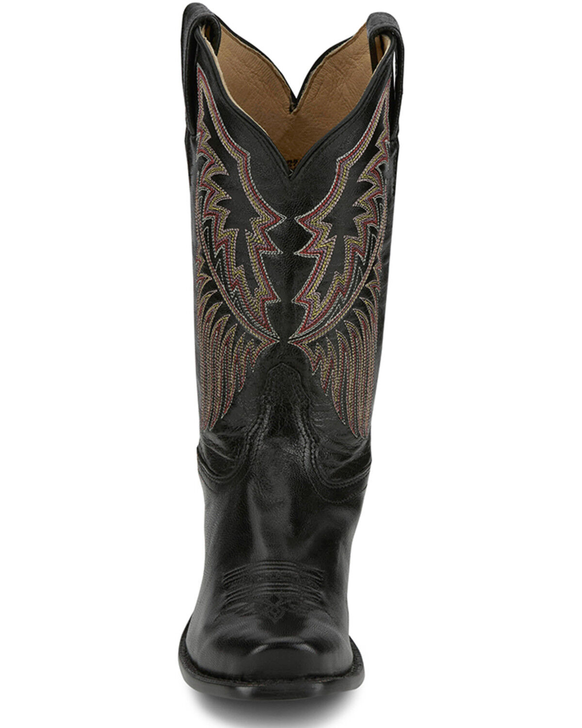 Image #4 - Tony Lama Women's Sagrada Western Boots - Square Toe, Black, hi-res