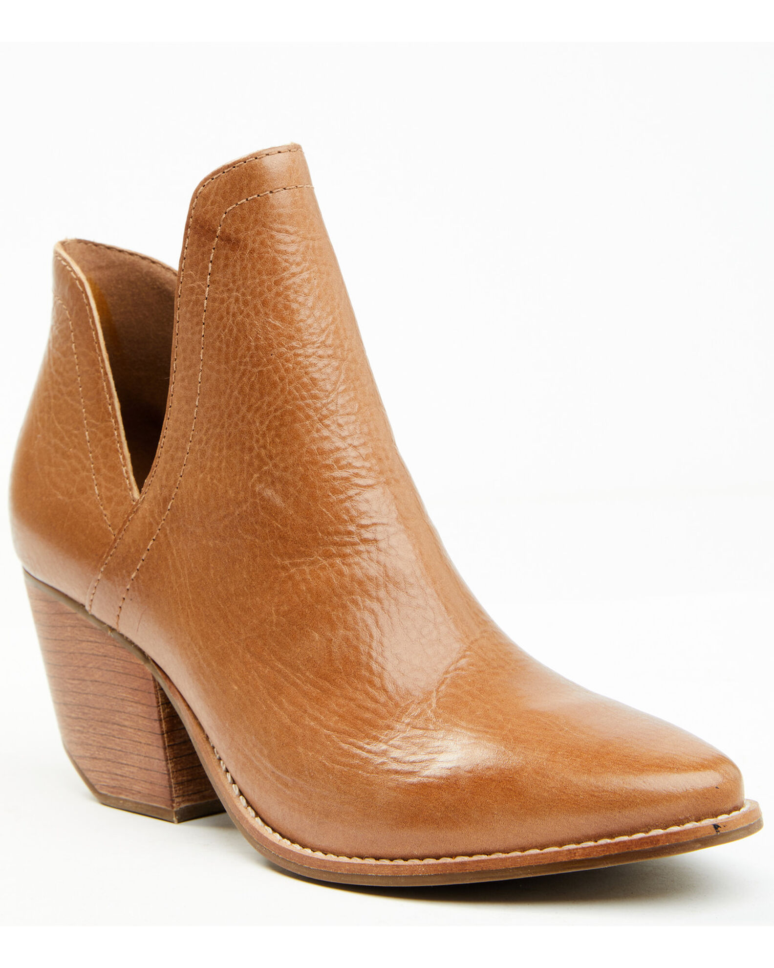 Tan pointed toe booties clearance