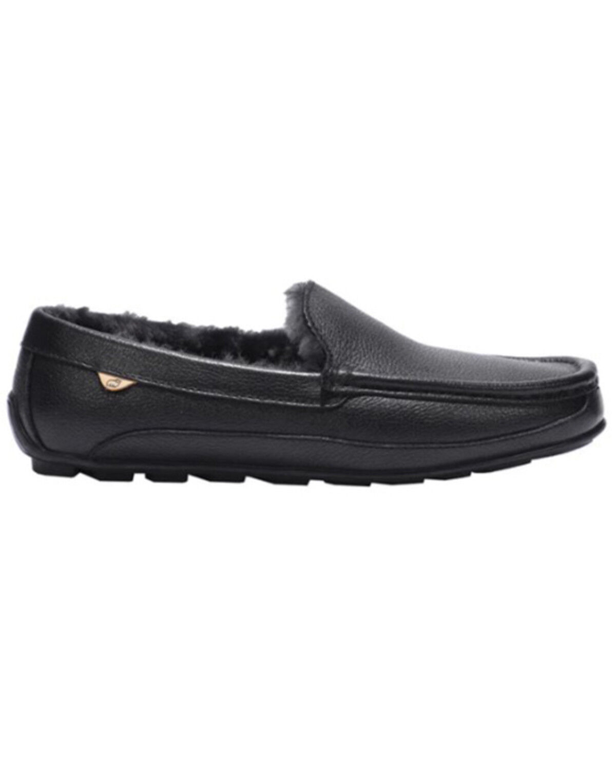 Image #2 - Lamo Men's Grayson Casual Shoe - Moc Toe, Black, hi-res