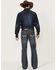 Image #3 - Rock & Roll Denim Men's Double Barrel Medium Wash Relaxed Straight Denim Jeans, Medium Wash, hi-res