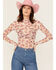 Image #1 - Free People Women's Printed Lady Lux Layering Top, Ivory, hi-res