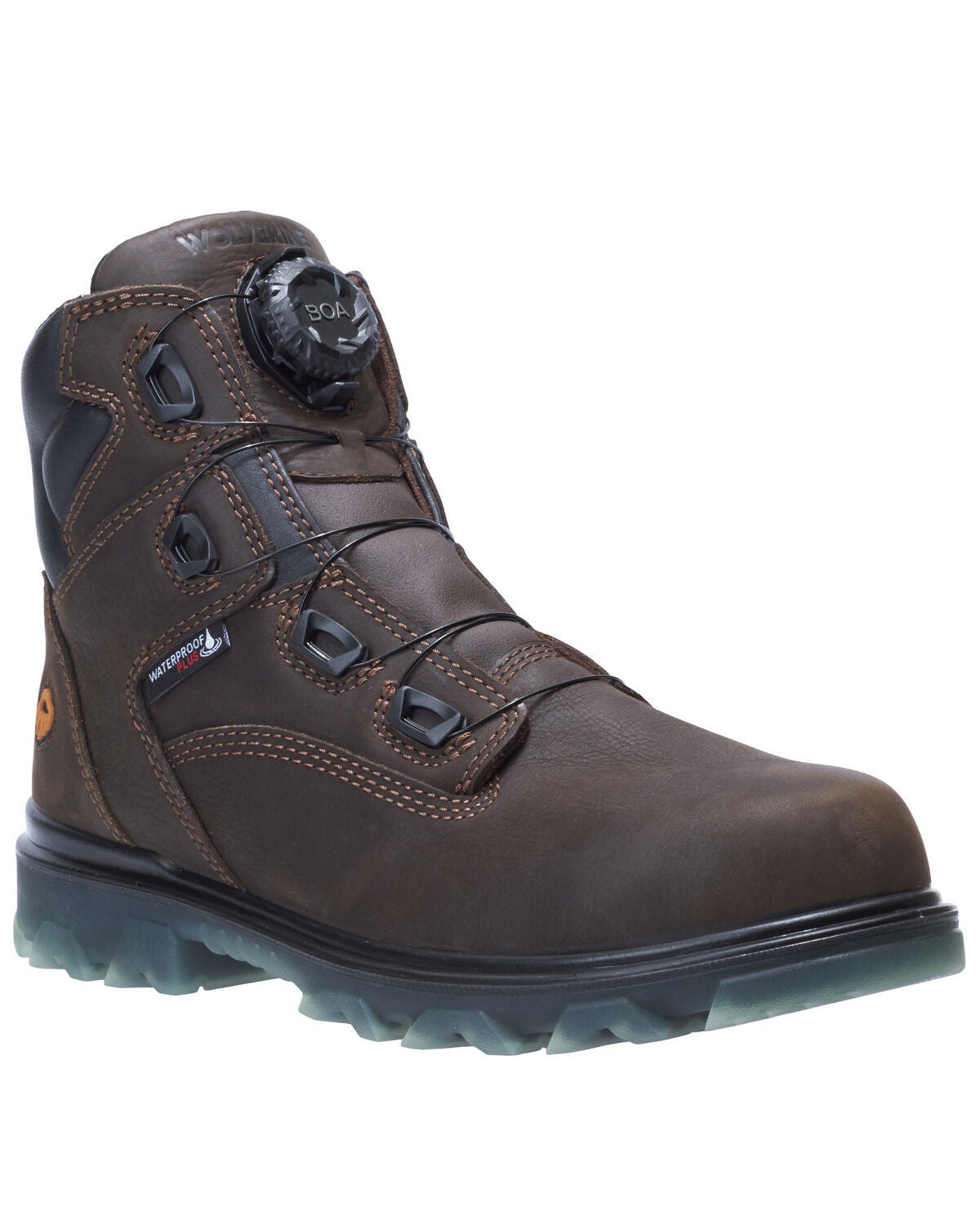 Wolverine Men's I-90 EPX BOA&reg; Waterproof Work Boots - Composite Toe, Dark Brown, hi-res