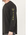 Image #3 - Hawx Men's Logo Long Sleeve Work T-Shirt, Black, hi-res