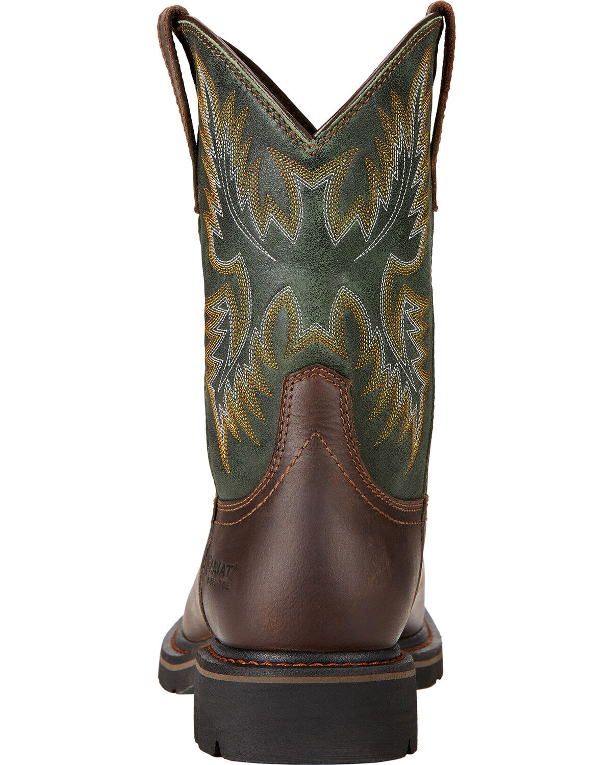 ariat men's sierra steel square toe western work boots