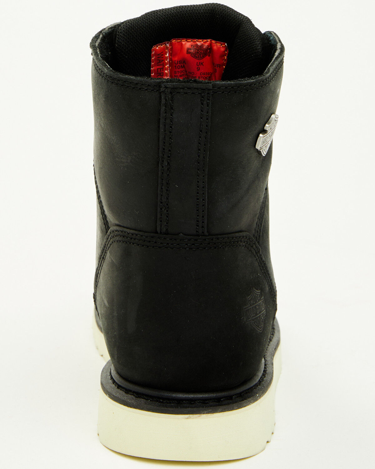 Image #5 - Harley Davidson Men's Brosman Waterproof Moc Motorcycle Boots - Soft Toe, Black, hi-res