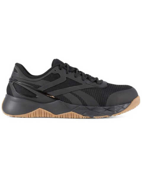 Image #2 - Reebok Men's Nanoflex Athletic Work Shoes - Composite Toe, Black, hi-res