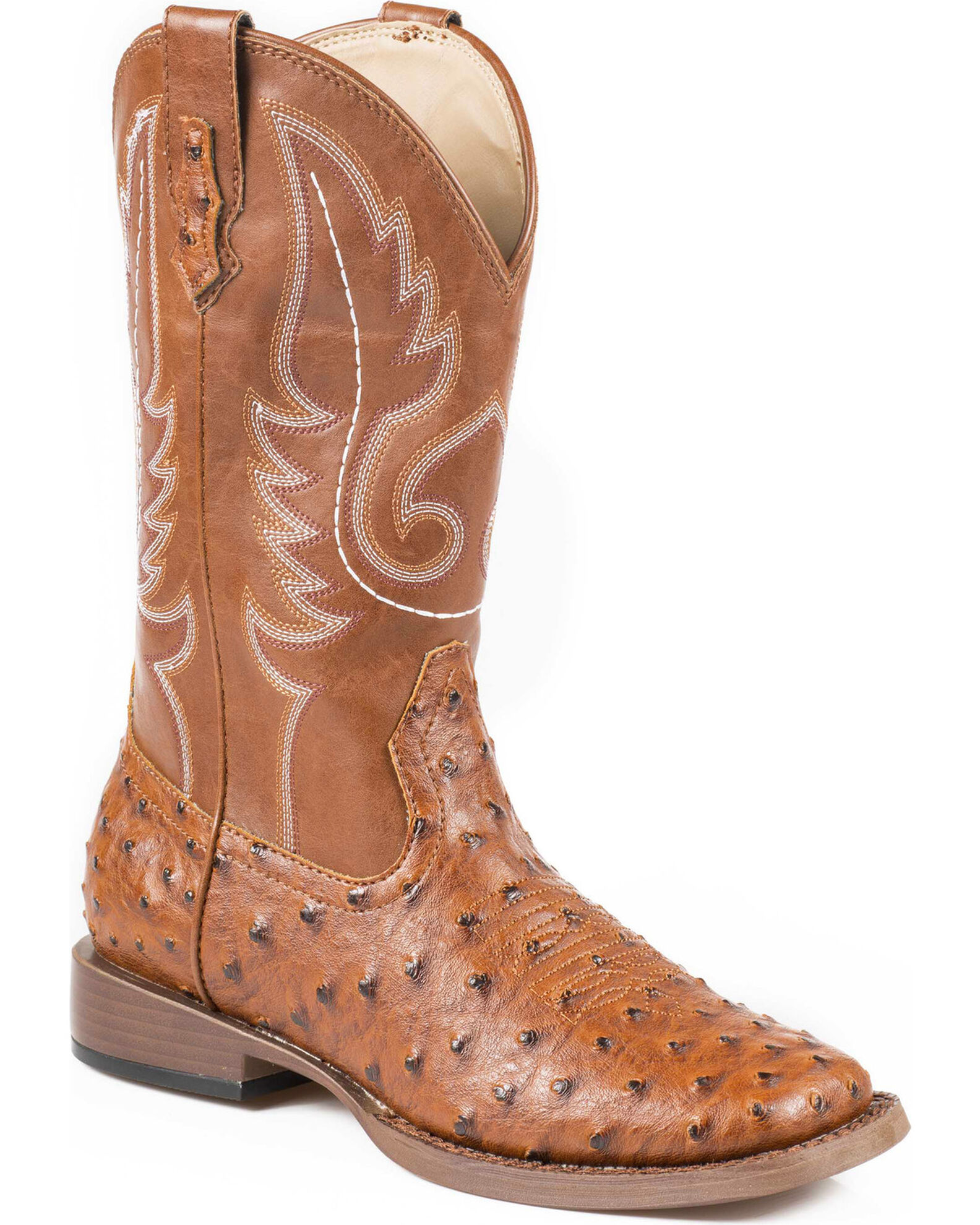 Fake ostrich boots online