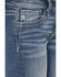 Image #2 - Miss Me Girls' Medium Wash Fleur de Lis Pocket Bootcut Denim Jeans, Medium Wash, hi-res