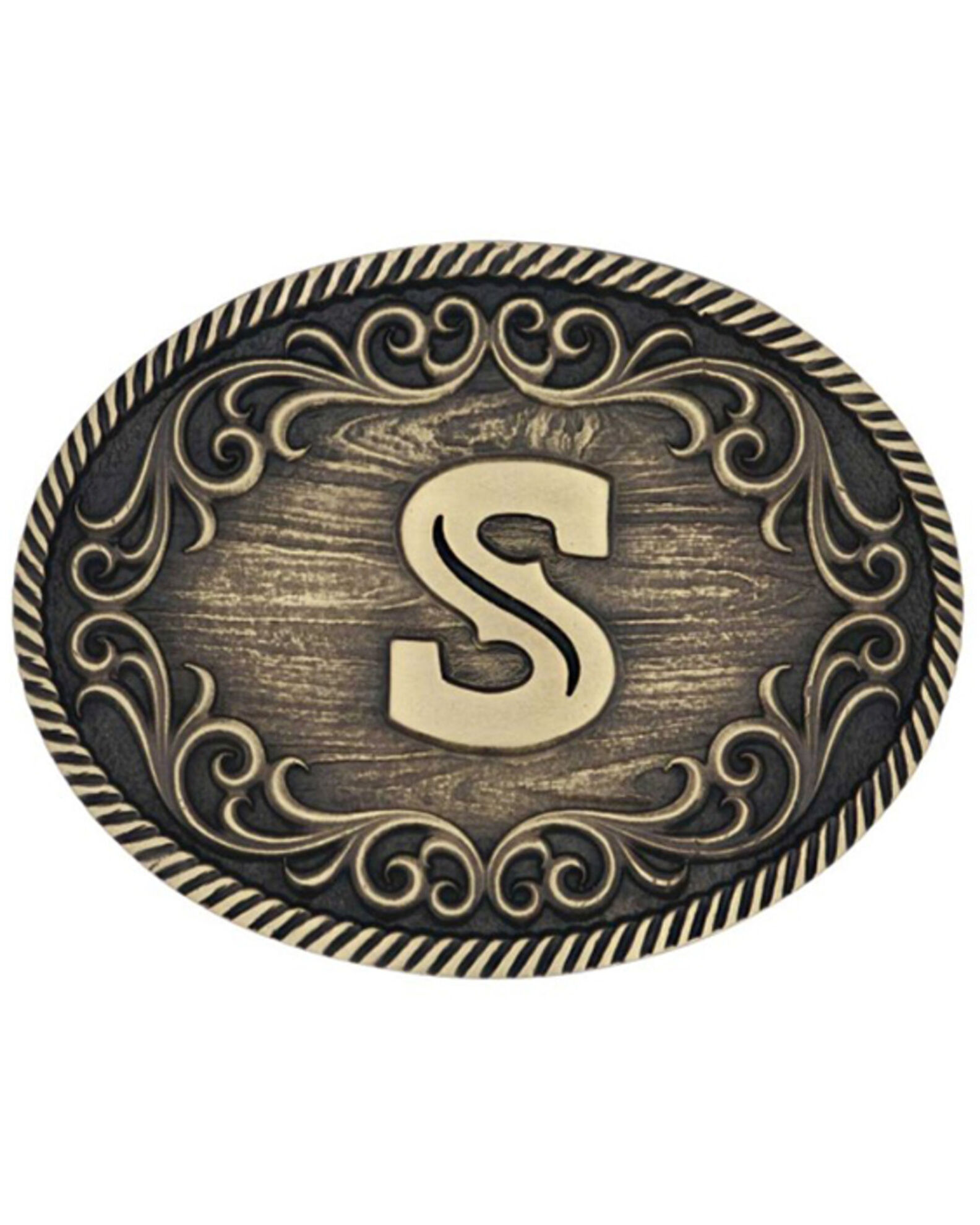 Montana Silversmiths Filigree Initial S Belt Buckle Sheplers