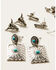 Image #2 - Idyllwind Women's Avondale Earring Set - 5 Piece, Silver, hi-res