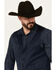Image #2 - Cody James Men's Nashville Paisley Print Vest, Navy, hi-res