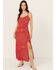 Image #2 - Wrangler Women's Southwestern Geo Print Sleeveless Maxi Dress, Red, hi-res