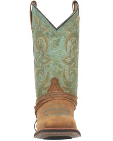 Laredo Women's Sadie Western Boots - Broad Square Toe, Tan, hi-res