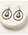 Image #1 - Shyanne Women's Isla Oasis Teardrop Earrings, White, hi-res