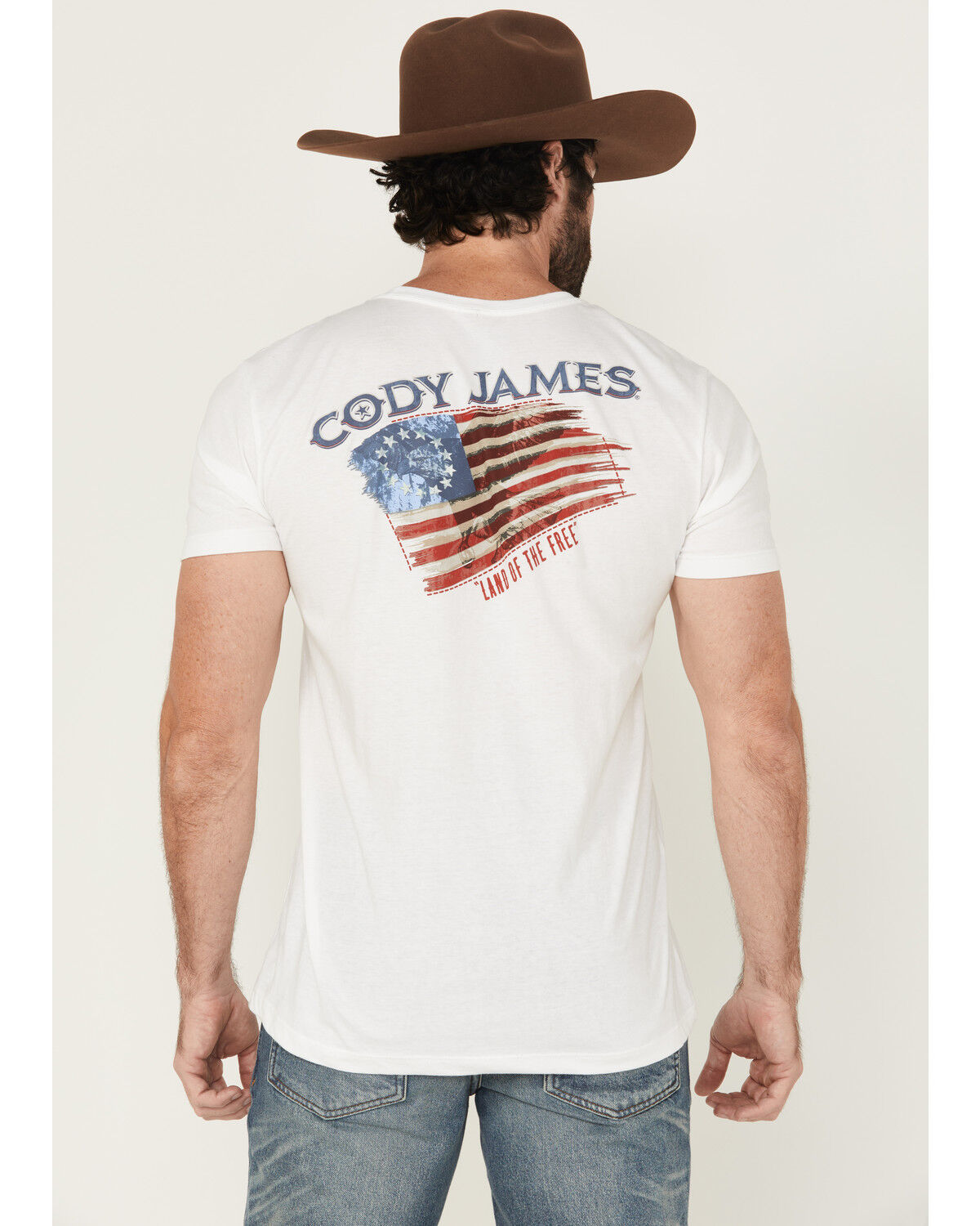 Image #4 - Cody James Men's Heritage Short Sleeve Graphic T-Shirt, White, hi-res