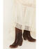 Image #4 - Shyanne Women's Lace Trim Midi Skirt, Cream, hi-res