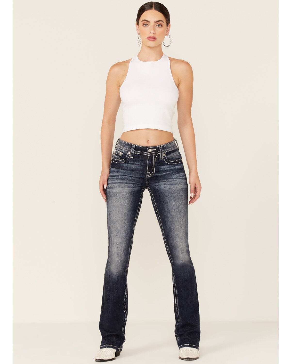 Miss Me Women's Dark Blue Americana 