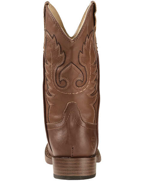 Roper Boys' Brown and Tan Texson Boots - Round Toe, Brown, hi-res